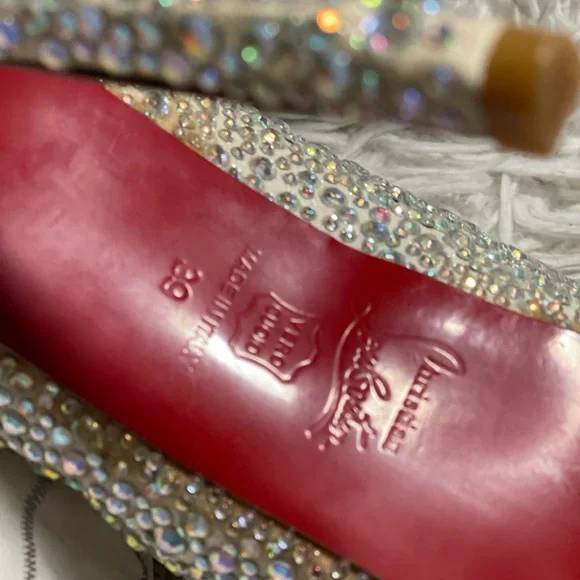 Christian Louboutin Embellished Daffodil Pumps Made in Italy-Size 39 ... - Picture 10 of 15